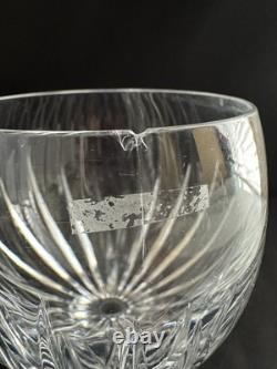 Set Of 5 Baccarat Crystal Massena 6-3/8 White Wine Goblets Glasses - Chips