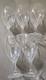 Set Of 5 DAVINCI Pisa Floral Etched Crystal Wine Glasses, Red Wine