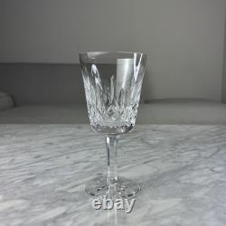 Set Of 5 WATERFORD LISMORE WATER / WINE GOBLETs Crystal 6-7/8 Ireland