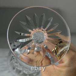 Set Of 5 WATERFORD LISMORE WATER / WINE GOBLETs Crystal 6-7/8 Ireland