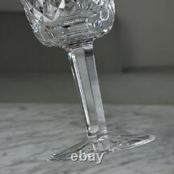 Set Of 5 WATERFORD LISMORE WATER / WINE GOBLETs Crystal 6-7/8 Ireland