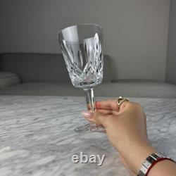 Set Of 5 WATERFORD LISMORE WATER / WINE GOBLETs Crystal 6-7/8 Ireland
