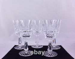 Set Of 5 Waterford Crystal Kylemore 6 Claret Wine Glasses Mint