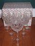 Set Of 6 Lead Crystal Rothschild Water Wine Goblets