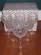 Set Of 6 Lead Crystal Rothschild Water Wine Goblets