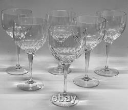 Set Of 6 Prelude Clear Orrefors Crystal White Wine Glasses 6 Lot