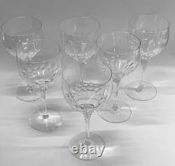 Set Of 6 Prelude Clear Orrefors Crystal White Wine Glasses 6 Lot