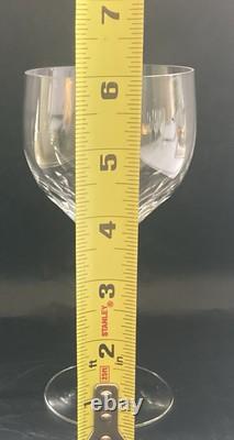 Set Of 6 Prelude Clear Orrefors Crystal White Wine Glasses 6 Lot