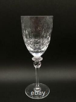Set Of 6 Rogaska Gallia Crystal Wine Glasses Cr1889
