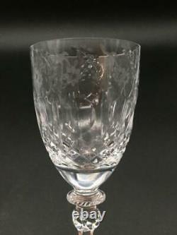 Set Of 6 Rogaska Gallia Crystal Wine Glasses Cr1889