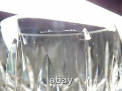 Set Of 6 Stamped Waterford Crystal Lismore 7 3/8 Hock Wine Glasses
