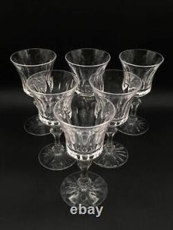 Set Of 6 Waterford Innisfail Crystal Claret Wine Glasses Cr2222