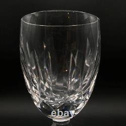 Set Of 6 Waterford Kildare Plain Base Crystal Claret Wine Glasses Cr2133