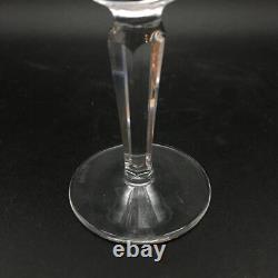 Set Of 6 Waterford Kildare Plain Base Crystal Claret Wine Glasses Cr2133