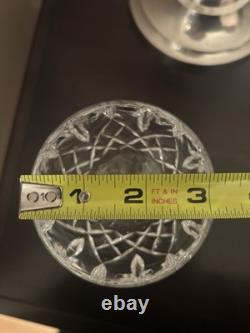 Set Of 6 Waterford Lismore Balloon Cut Lead Crystal Wine Glasses 7 tall, 3 wid