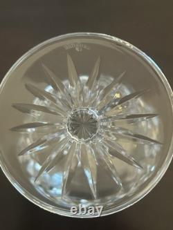 Set Of 6 Waterford Lismore Balloon Cut Lead Crystal Wine Glasses 7 tall, 3 wid