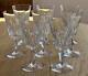 Set Of 8 Baccarat Crystal Carcassone Tall Water Goblets Wine Glasses 6 7/8