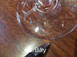 Set Of 8 Gallia Rogaska Wine Glasses