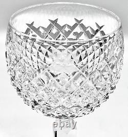 Set Of 8 Older Waterford Crystal Alana Wine Hocks, Made In Ireland, Exlnt Cond