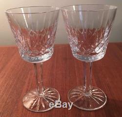 Set Of 8 Vintage Waterford Crystal Lismore 5 7/8 Claret Wine Stem Glasses