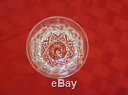 Set Of 9 Waterford Crystal Claret Wine Glass Lismore 5-7/8 Tall From Ireland