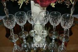 Set Of Six (6) Gorham Lady Anne Wine Glasses With Acid Mark