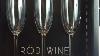 Set Of Three 7 5oz Lead Free Crystal Champagne Flutes Glasses By R D Wine