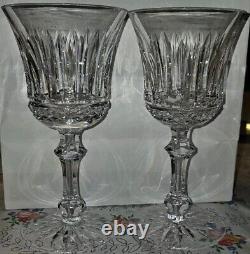 Set Of Two Vintage Waterford Crystal Wine Glasses