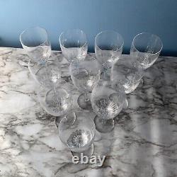 Set of 10 Atlantis SONNET Crystal Wine Glasses 7h
