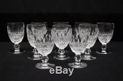 Set of 10 Waterford Crystal COLLEEN Short Stem Wine Glasses Water Goblets