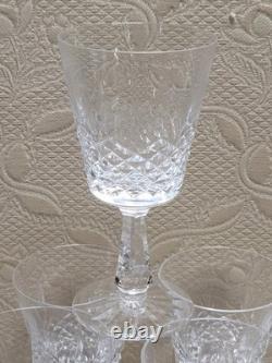 Set of 10 Waterford Crystal Kenmare Water Goblet Wine Glasses 6 7/8 MINT