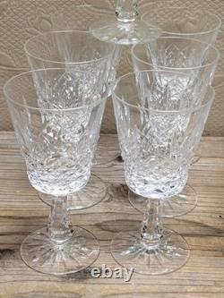 Set of 10 Waterford Crystal Kenmare Water Goblet Wine Glasses 6 7/8 MINT