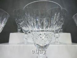 Set of 10 Waterford Crystal Tramore Claret Wine Glasses 5 1/4
