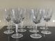 Set of 10 Waterford Lismore Crystal Claret Wine Goblets Glasses 5 7/8 Tall EUC