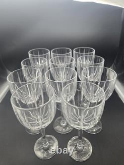 Set of 11 Waterford Marquis Omega Crystal Large All Purpose Wine Glasses