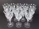 Set of 12 Galway Kylemore Large Water Wine Goblets Crystal Glasses Cut Red White