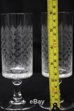 Set of 12 Rosenthal Bjorn Wiinblad ROMANCE Crystal 6 Wine Glasses MINT