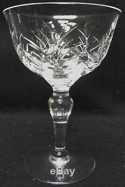 Set of 12 Stuart Aragon Crystal Glasses, Wine, Water, Claret, Port