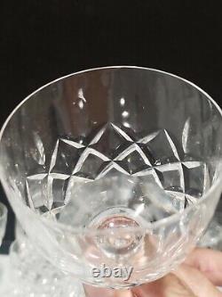 Set of 12- Stuart Crystal REGENT Pattern 4 7/8 Claret Wine Glass, 4 oz Glasses