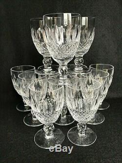 (Set of 12) Vintage Waterford Crystal COLLEEN Short Stem WINE Glasses