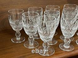 Set of (12) Waterford COLLEEN Short Stem 4.25 Sherry Wine Glasses