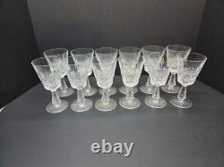 Set of 12 Waterford Crystal Kenmare Goblet Claret Wine Glasses 6