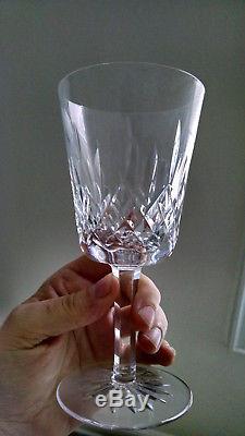 Set of 12 Waterford Crystal Stemware Lismore 7 Tall Wine / Water Goblet