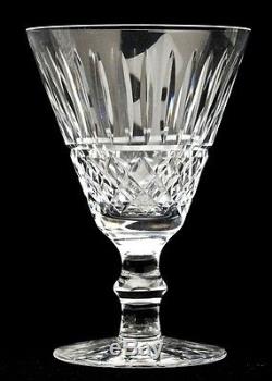 Set of 12 Waterford Crystal TRAMORE Claret Wine Glasses Ireland Excellent 5 1/4