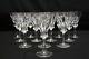 Set of 13 Villeroy & Boch Crystal Tulip Wine Glasses withCut Foot, Hand Etched VB