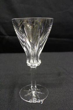 Set of 13 Villeroy & Boch Crystal Tulip Wine Glasses withCut Foot, Hand Etched VB
