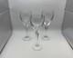 Set of 3 Ceska Crystal TIARA 7 1/2 Wine Glasses