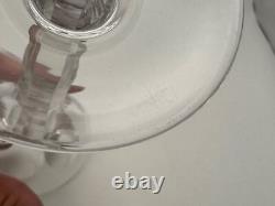 Set of 3 Ceska Crystal TIARA 7 1/2 Wine Glasses