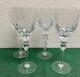 Set of 3 Rogaska Crystal GALLIA Wine Glasses 7 3/4