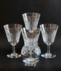 Set of 4 Baccarat Crystal Orleans Wine Glasses France 5.5 FREE SHIP